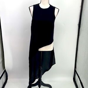 UEC Marciano black high-low hem tunic in XS